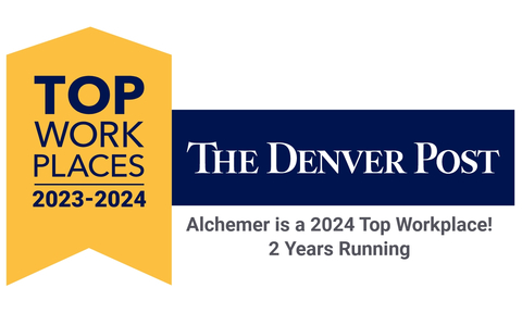 Alchemer wins a Denver Post Top Workplaces award for second consecutive year (Graphic: Business Wire)
