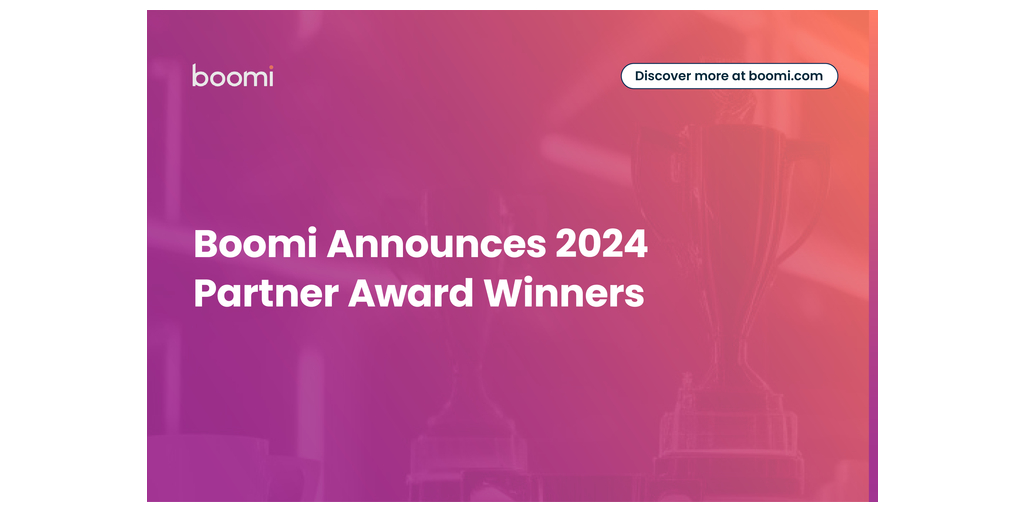 Boomi anuncia los ganadores de la edición 2024 de los “Partner Awards”