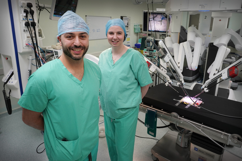 Nami Surgical's Nico Fenu (CEO and Co-founder) and Dr Rebecca Cleary (CTO and Co-founder) (Photo: Business Wire)