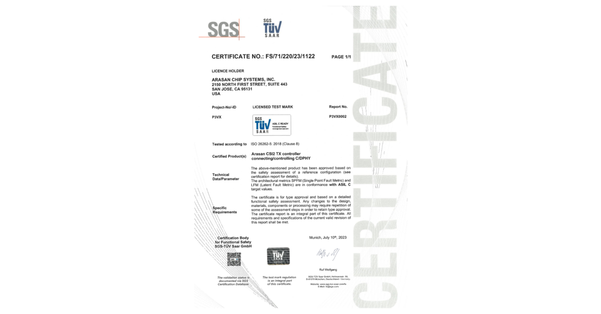 Csic Phy Mipi Ip Iso Business Wire