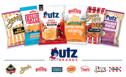 Utz Brands introduces an incredible lineup of new, on-trend flavors at the Sweets & Snacks Expo. Source: Utz Brands, Inc.
