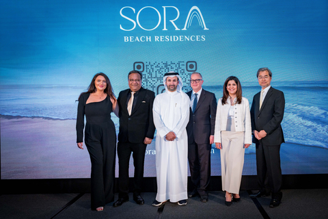 Senior officials present at the Sora Beach Residences launch event in Dubai (Photo: AETOSWire)