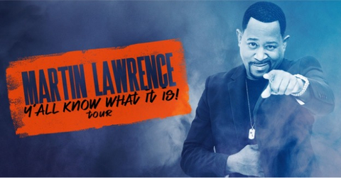 Comedy legend Martin Lawrence announces national arena comedy tour kicking off this summer. (Graphic: Business Wire)