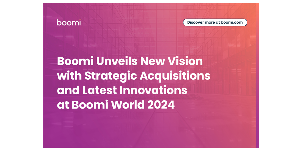 Boomi World 2024において戦略的買収と最新イノベーションによる新たなビジョンを発表