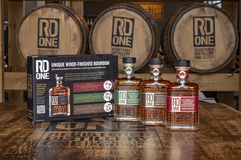 RD1's Unique Wood-Finished Bourbon Flight Experience (Photo Credit: RD1 Spirits)