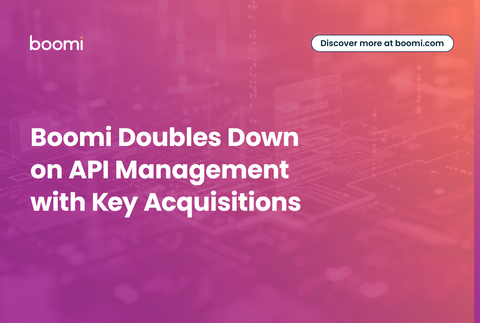 original Boomi Doubles Down on API Management with Key Acquisitions (Graphic: Business Wire)