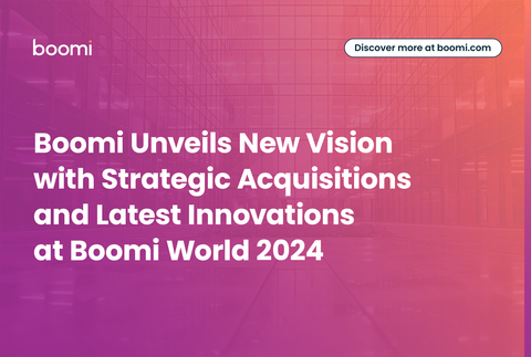 Boomi在2024年Boomi World用户大会上公布新愿景以及战略收购和最新创新（图片：美国商业资讯）