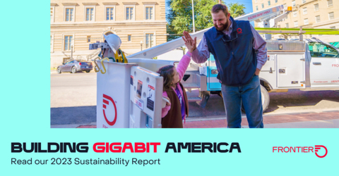 Frontier publishes 2023 sustainability report. (Graphic: Business Wire)