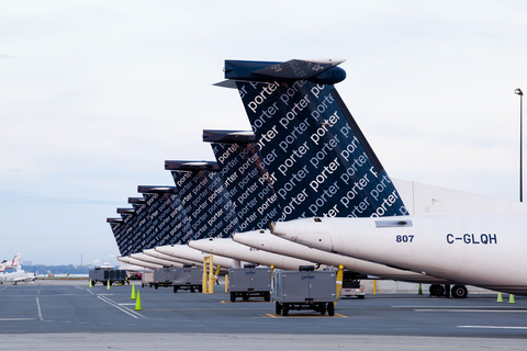 Porter Airlines is scheduled to offer travellers its most substantial summer schedule to date, featuring up to 176 daily flights to 27 destinations across North America taking off from Toronto. (Photo: Business Wire)
