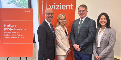 original From left, Jeff Francis, Janet Hadar, Christopher K. Dorman and Jenna Stern participate in the policy briefing, “Medicare (DIS)Advantage: How MA Plans are Implementing Policies to Limit Access to Care” at the Rayburn House Office Building May 8, 2024. (Photo: Business Wire)
