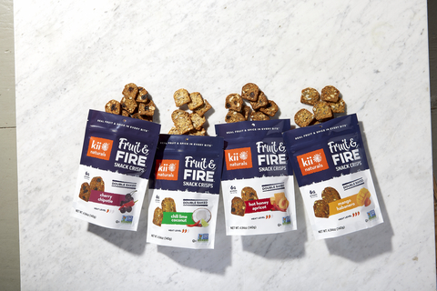 Fruit & Fire Snack Crisps will be available at select retailers nationwide and on-line at AMAZON.com starting June 15, 2024. (Photo: Business Wire)