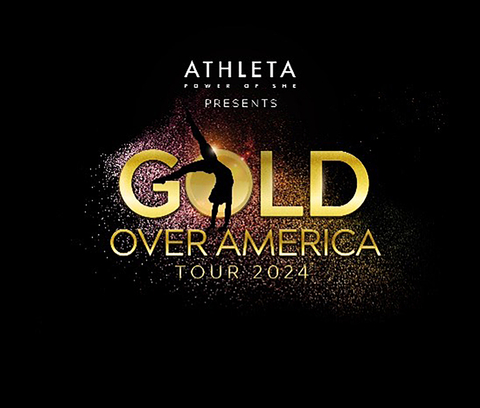 ></center></p><p>Simone Biles and Athleta Presents Gold Over America Tour Lights Up 30 U.S. Arenas this Fall (Graphic: Business Wire)</p><p>LOS ANGELES--( BUSINESS WIRE )-- Simone Biles , Fred Richard , and other favorite stars of the gymnastics world leap into action at arenas around the country in the Athleta Presents Gold Over America Tour . The high-flying performance lands in Oceanside, California, September 17 following the international competition in Paris.</p><p>Following the success of the 2021 tour, the Athleta Presents Gold Over America Tour is an exhilarating display of jaw-dropping athleticism and high-energy choreography with an inspirational message of hope, strength, resilience, and determination. Led by Biles, the most decorated gymnast of all time, the Athleta Presents Gold Over America Tour —or GOAT, its sublime acronym—will have audiences on the edge of their seat with every tumble, twist and gravity-defying trick.</p><p>“From the world’s stage to the GOAT stage, this incredible journey continues, and I can’t wait for fans to see what we have in store this year,” says Biles. “I love creating unforgettable memories for our audiences every night on tour.”</p><p>This pop concert-style spectacle will showcase the athletic brilliance and championship journeys of Biles and cast members Jade Carey, Jordan Chiles , Katelyn Ohashi, Peng-Peng Lee, Shilese Jones , Fred Richard , Mélanie Johanna De Jesus Dos Santos , Kayla Dicello, Evita Griskenas, Casimir Schmidt and more.</p><p>“We’ve put together an all-new show unlike anything that’s been staged before with gymnastics,” says Director and Creator Mark “Swany” Swanhart. “Simone is one of the best collaborative partners I’ve ever worked with.”</p><p>Following a two-year break from the sport, Biles returned in 2023 with a history-making performance at the World Championships where she won four gold medals and added another skill – The Biles II (vault) - to the Code of Points. The first woman to capture six titles, Biles is the most decorated gymnast in history (female or male) with 37 medals overall (23 gold) and is a seven-time Olympic medalist (four gold). A three-time Laureus World Sportswoman of the Year and Associated Press Female Athlete of the Year, she has earned the rare distinction of having five skills named in her honor – The Biles – in the beam, floor (two) and vault (two) disciplines. Team USA vaulted from fourth to third in the final two rotations to win the men’s team bronze medal at the FIG Artistic World Championships. Fred Richard made history, becoming only the fourth and youngest U.S. man to win an all-around medal.</p><p>“The Gold Over America Tour enables fans to see some of the world’s best gymnasts in a celebratory, non-competitive environment,” USA Gymnastics President and CEO Li Li Leung said. “Having the tour at the end of one of the biggest years ever for the sport provides a great opportunity for athletes and fans alike.”</p><p>The creative team for the tour includes Director Mark “Swany” Swanhart and Associate Director Louanne Madorma, along with world-renowned gymnastics coach Valorie “Miss Val