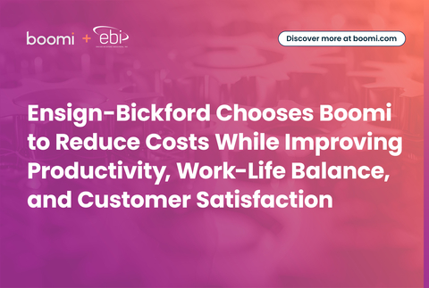 Ensign-Bickford Chooses Boomi to Reduce Costs While Improving Productivity, Work-Life Balance, and Customer Satisfaction (Photo: Business Wire)