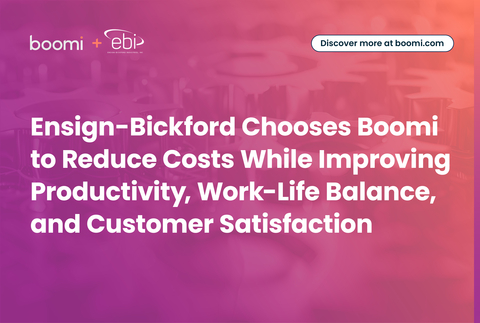original Ensign-Bickford Chooses Boomi to Reduce Costs While Improving Productivity, Work-Life Balance, and Customer Satisfaction (Photo: Business Wire)