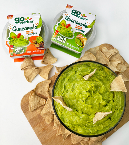 GoVerden Guacamole Mild and Guacamole Spicy start with hand-scooped Hass avocados resulting in a chunky yet creamy texture that is synonymous with homemade guacamole, now available nationwide. (Photo: Business Wire)