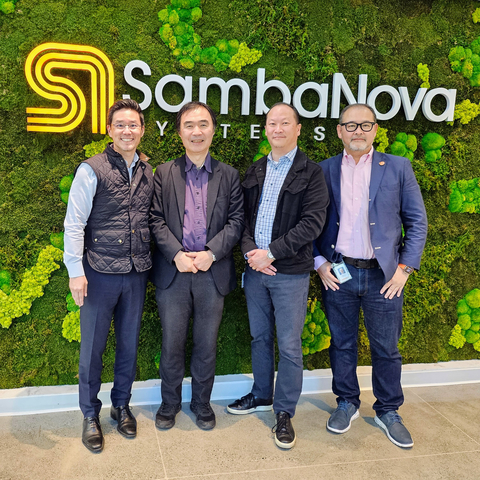 thumbnail Fugaku-LLM is now a part of Samba-1. Photo featuring Rodrigo Liang, CEO, SambaNova Systems; Matsuoka Satoshi, Director of the RIKEN Center for Computational Science; Marshall Choy, SVP of Product, SambaNova Systems; Toshinori Kujiraoka, General Manager of APAC, SambaNova Systems. (Photo: Business Wire)