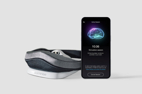 Somnee Smart Sleep Headband and mobile application (Photo: Business Wire)