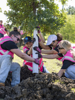 The tree planting event symbolized Mary Kay’s 60th anniversary of enriching the lives of women and their families worldwide and protecting the planet. (Photo: Mary Kay Inc.)