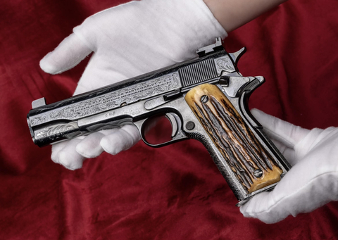 Al Capone's "Sweetheart" Colt 1911 Up for Auction May 18 (Photo: Business Wire)