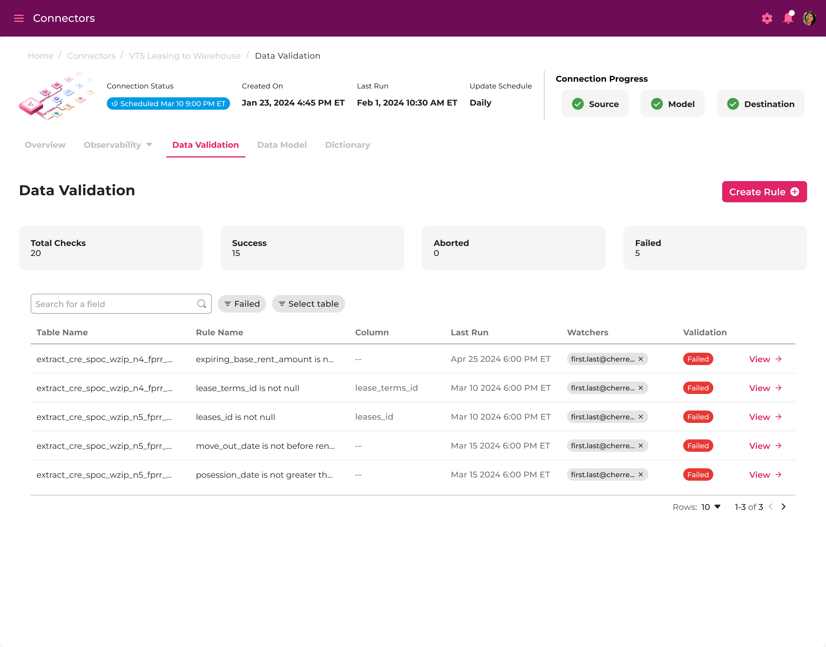 Cherre Unveils a New UI for Data Observability and Validation ...