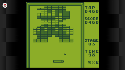 thumbnail In Alleyway, pilot your spaceship as Mario to demolish blocks with a bouncing energy ball and try to rack up a high score! To celebrate 35 years of the Game Boy system, Nintendo Switch Online members can play three original launch titles as the latest additions to the Game Boy – Nintendo Switch Online library, starting today! (Graphic: Business Wire)