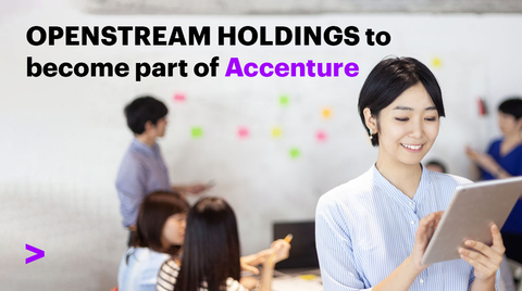 Accenture has agreed to acquire OPENSTREAM HOLDINGS and its subsidiaries, Open Stream and Neutral, to help clients reinvent their businesses with advanced digital technologies and become truly data-driven. (Graphic: Business Wire)