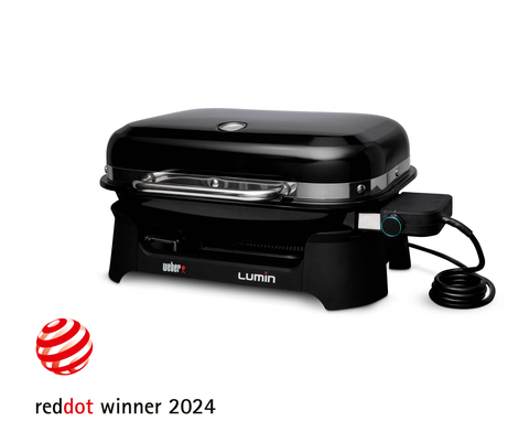 original The Weber Lumin electric grill received a Red Dot Award in the Red Dot Award: Product Design 2024 competition. (Photo: Business Wire)