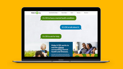 Make It OK is a community campaign powered by HealthPartners that aims to put an end to the stigma around mental health. (Photo: Business Wire)