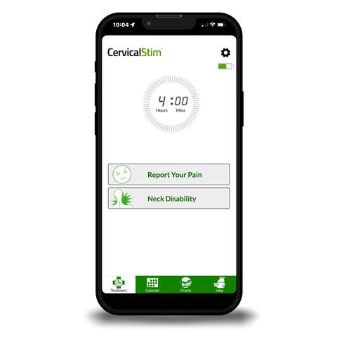 STIM onTrack™ mobile app tracks patient compliance data from their bone growth therapy device which is prescribed after a fracture injury, lumbar or cervical fusion. (Photo: Business Wire)