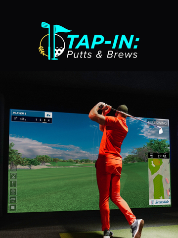 Tap-In: Putts & Brews offers several sport simulator options including golf, football, baseball and arcades. (Photo: Business Wire)