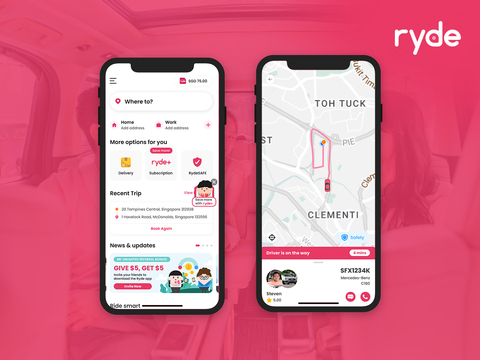 Ryde Supercharges Mobility with AI-Driven App Revamp. (PHOTO: RYDE)