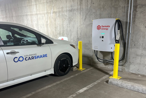 Fermata Energy and Xcel Energy's Vehicle-to-Everything (V2X) bidirectional charging pilot project at Boulder Housing Partners’ 30 Pearl development (Photo: Business Wire)
