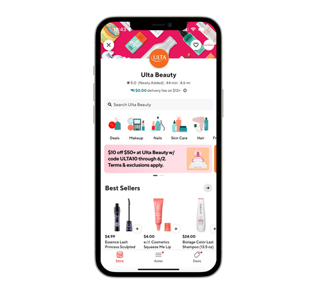 DoorDash Partners with Ulta Beauty (Graphic: Business Wire)