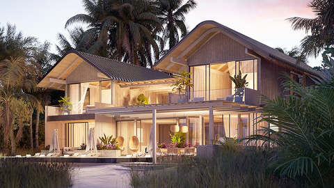 Olson Kundig-designed 6-bedroom beachfront villa at Six Senses Residences Grand Bahama. Up to 9,500 sf of expansive living space blends seamlessly with the natural environment, offering elevated luxury and stunning ocean views. (Photo: Business Wire)