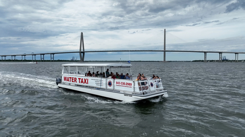 The owners of the Charleston Water Taxi , which includes four Yamaha-powered boats, put roughly 300 hours on each outboard in a month’s time. That number represents roughly double the number of hours an avid boating enthusiast puts on a recreational boat in a year. (Photo: Business Wire)