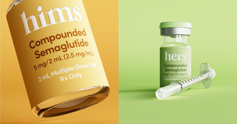 Hims & Hers unlocks access to injectable GLP-1 medications, expanding its holistic weight loss program focused on personalized and affordable solutions; prices start as low as $199 a month. (Photo: Business Wire)