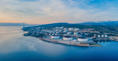 original INA Rijeka Refinery in Kostrena, Croatia (Photo: Business Wire)