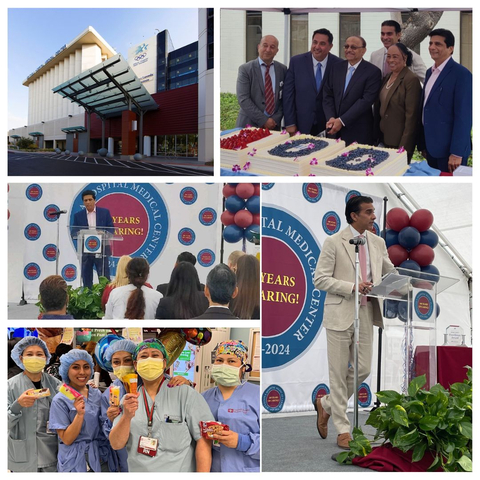 Prime Healthcare's Centinela Hospital Medical Center recently marked its 100th anniversary with the presence of Prime leaders, including Founder, Chairman, and CEO Dr. Prem Reddy, President Dr. Sunny Bhatia, and community leaders such as City Councilor Gloria Gray and City Councilor Elroy Morales. (Photo: Business Wire)