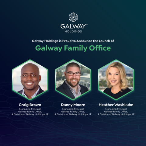 Galway Holdings appoints Craig Brown, Heather Washkuhn and Danny Moore as managing principals of the new division (Graphic: Galway Holdings)