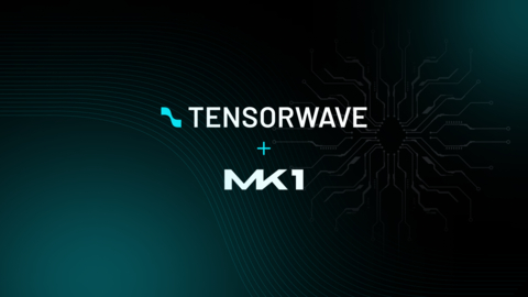 TensorWave Partners With Neuralink Engineers' New Startup, MK1, To Bring Lightning Fast AI Inference to AMD Cloud (Graphic: Business Wire)