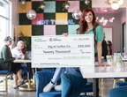 Intuit QuickBooks and Mailchimp surprised Las Vegas-based small business Dig It! Coffee Co. with $20,000 as part of Intuit’s third annual Small Business Hero Day. (Photo: Business Wire)