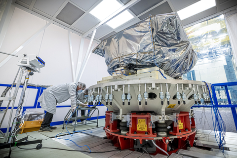The Nancy Grace Roman Space Telescope’s Wide Field Instrument, the primary scientific instrument on NASA’s next-generation observatory, has entered the final stages of environmental testing at BAE Systems in Boulder, Colorado. (Credit: BAE Systems)
