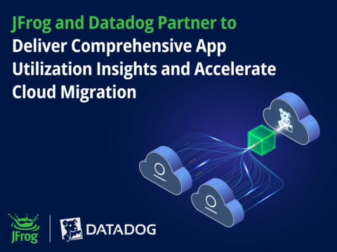 JFrog and Datadog Partner to Deliver Comprehensive App Utilization Insights and Accelerate Cloud Migration (Graphic: Business Wire)