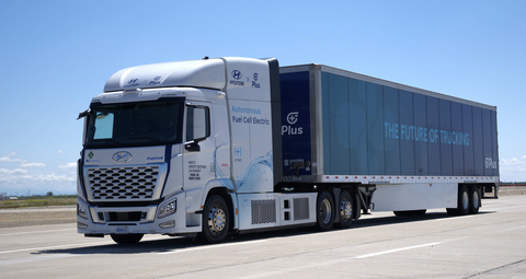 Hyundai Motor and Plus’s Level 4 Autonomous Fuel Cell Electric Demonstration Truck (Photo: Business Wire)