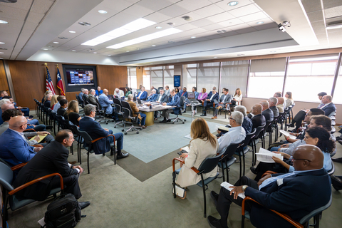 Guests and members of the Port Commission of the Port of Houston Authority in attendance at meetings held on May 21, 2024.  (Photo: Business Wire)