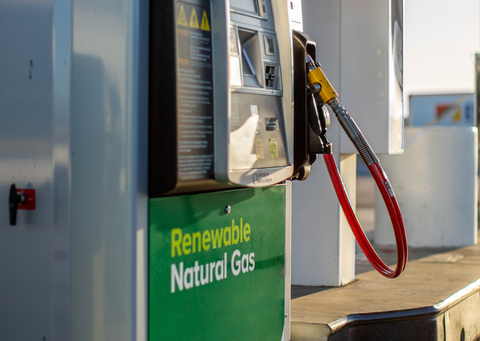 A renewable natural gas (RNG) fueling dispenser. (Photo: Business Wire)