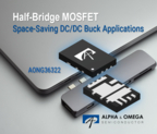 The AONG36322 XSPairFET™ provides a leading solution for space-constrained DC-DC Buck applications (Photo: Business Wire)