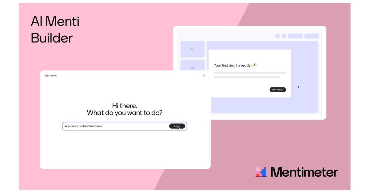 Mentimeter Launches Generative AI, Giving Leaders and Educators the Power to Transform Meetings and 