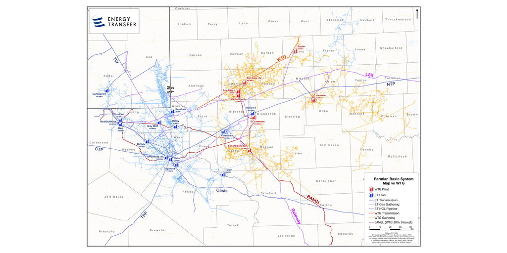 Energy Transfer to Acquire WTG Midstream in a .25 Billion Transaction