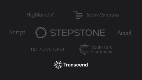 Transcend announced it raised $40M in Series B funding led by new investor StepStone Group, with participation from HighlandX and existing investors Accel, Index Ventures, 01 Advisors (01A), Script Capital, and South Park Commons. (Graphic: Business Wire)